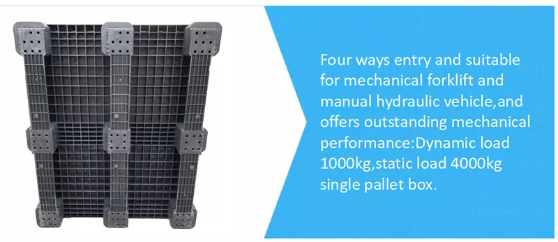 1200x1000 HDPE Collapsible Plastic Bulk Container for Logistics
