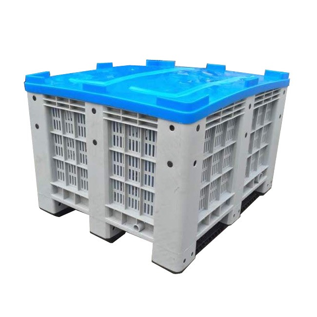 Durable HDPE Heavy Duty Plastic Mega Bin - Stackable & Vented