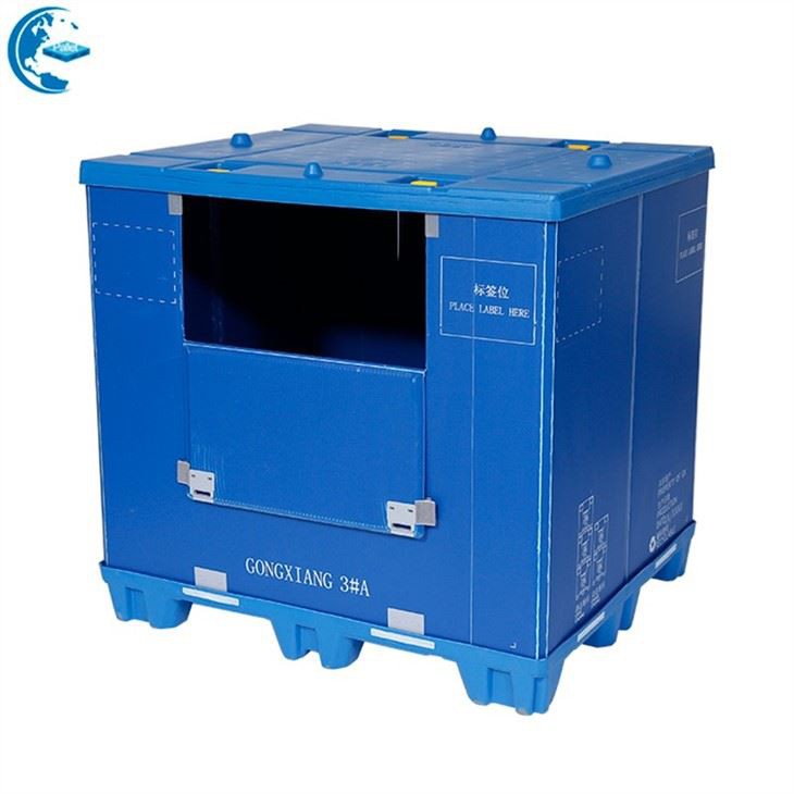Durable HDPE Collapsible Plastic Bulk Container & Sleeve Pack image 2