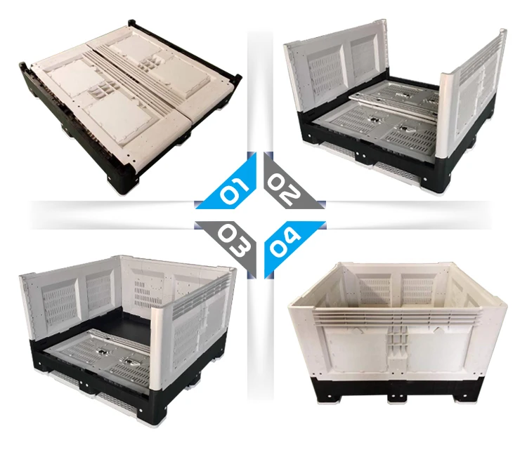 Australian Standard HDPE Plastic Bulk Container for Logistics
