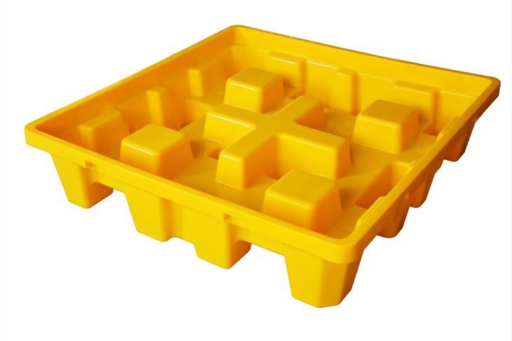 Heavy-Duty HDPE Oil Drum Spill Pallet for Safety & Logistics image 2