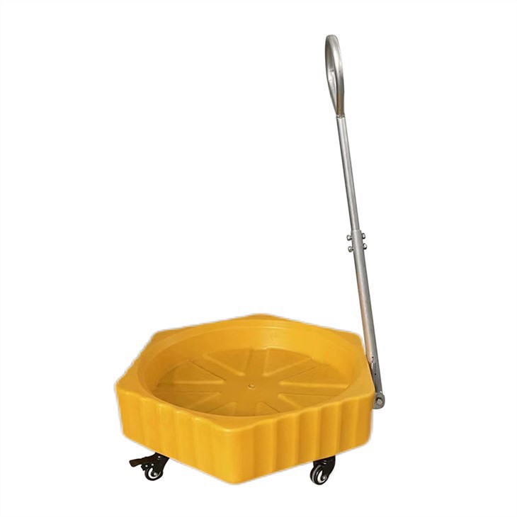 Durable HDPE Poly Drum Trolley for Easy Drum Transport image 2